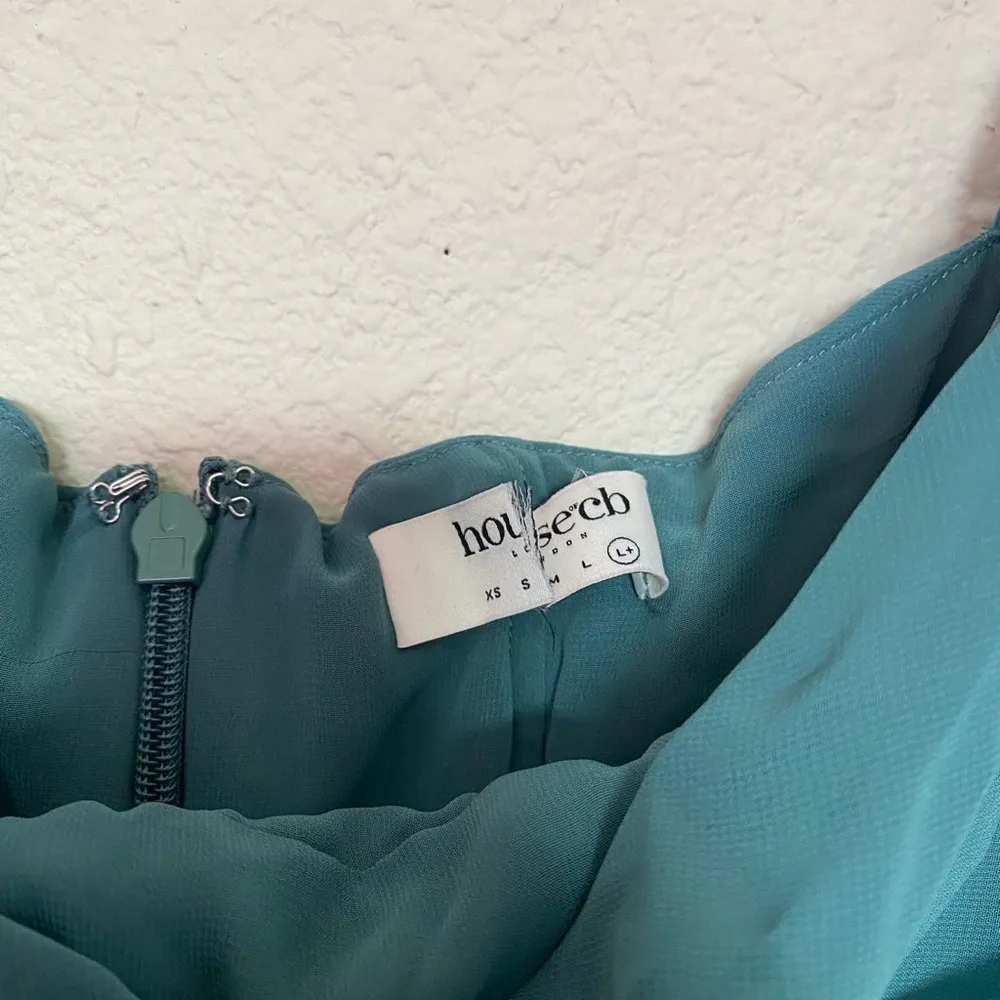 HOUSE OF CB 'Teia' Forest Draped Corset Midi Dress NWOT size XL‎ - Image 7