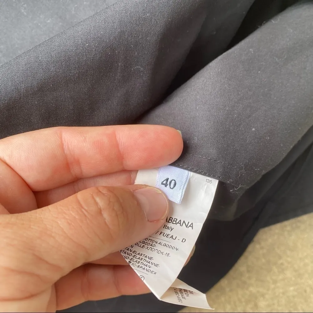 Dolce & Gabbana Black Button Down Shirt Womens EU 40 - Image 6