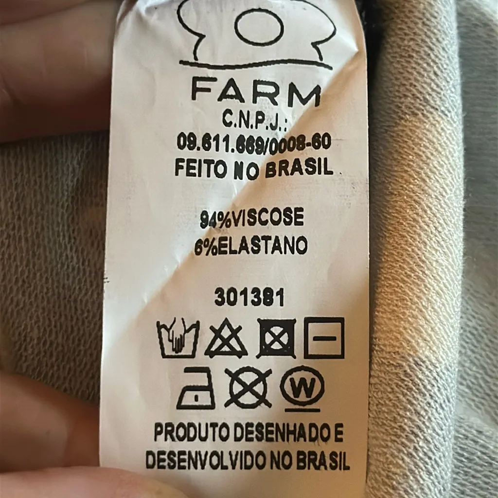 FARM Rio Saia Reta Caju Solar Pencil Skirt Rio de Janeiro Brazil NWT G (Large)‎ - Image 13