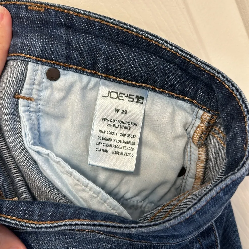 Joe's Jeans  Women's Size 29 Emmie Denim Shorts Dark Wash Distressed - Image 6