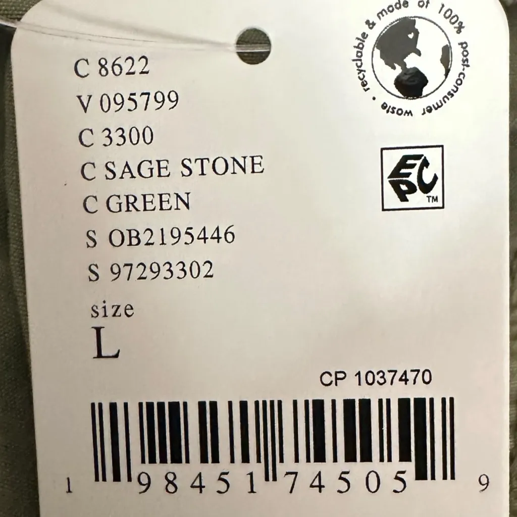 Free People FP Movement Extreme Wide Leg Step By Step Pants Sage Stone Large NWT - Image 10