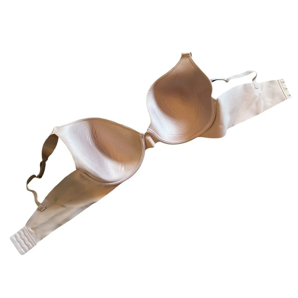 Vince Camuto | Full Coverage Underwire Nude Bra Size 40C Triple Latch Soft - Image 4