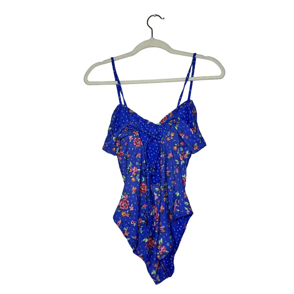 Vera Bradley One Piece Swimsuit Size Small Blue Water Bouquet and Ditto Chloe - Image 8