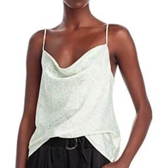 Wayf women’s mint print Axel Cowl Neck Camisole NWT size XL - Image 10