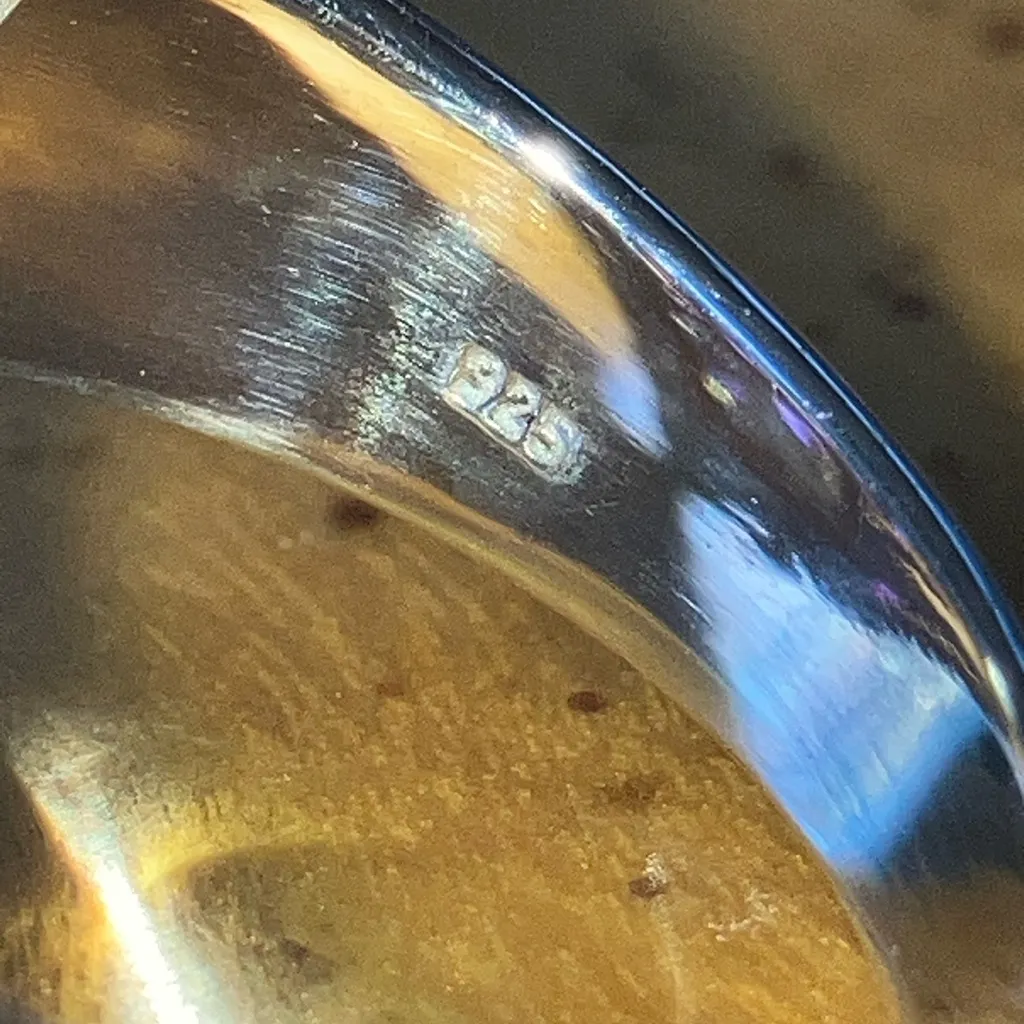 Genuine Ruby Sterling Silver Cocktail Ring Size 6 - Image 6