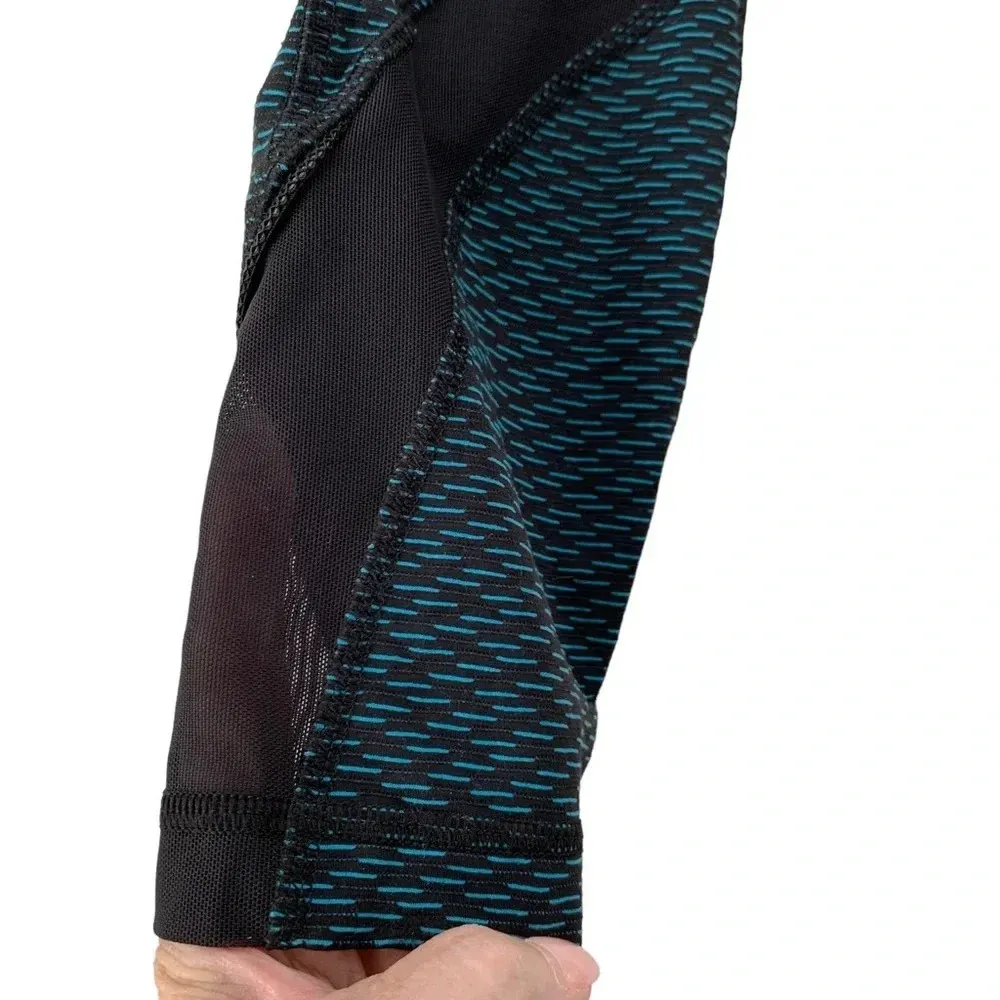 Lululemon Inspire Tight Score Jacquard Black Indian Ocean Black Size 6 - Image 12