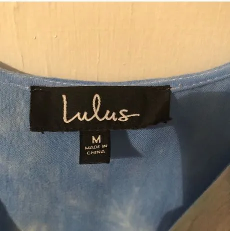 Land and Sea Blue Tie-Dye Romper - Image 5