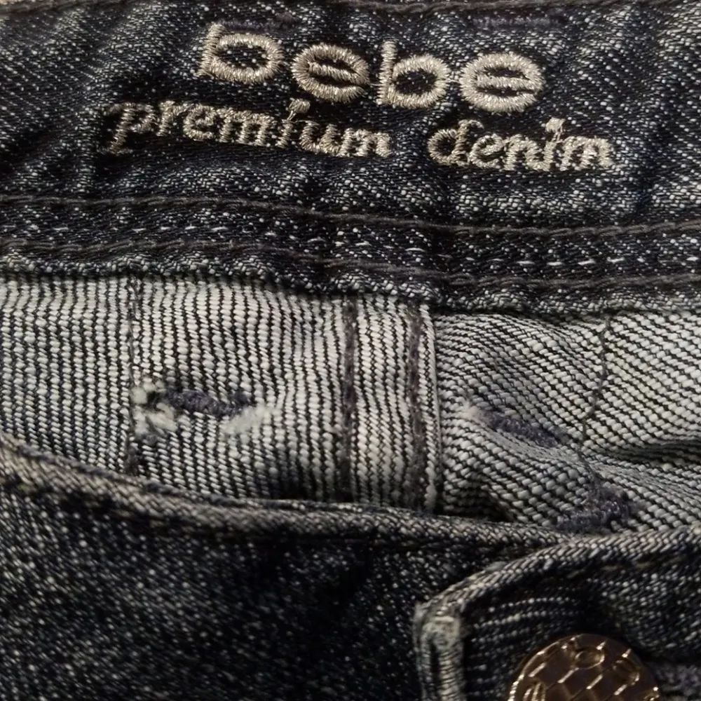 💕BEBE💕 Bedazzled Boot Cut Jeans - Image 7