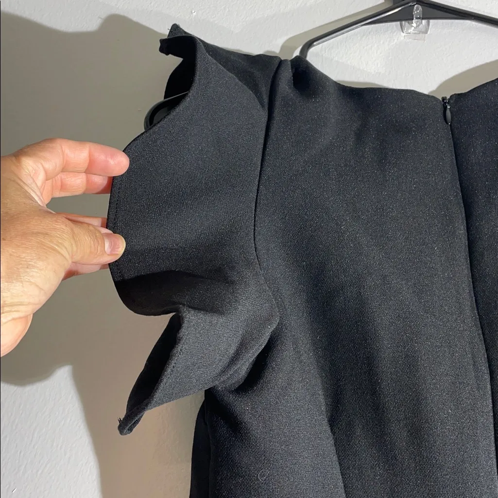 Lulu's Classic Black One-Shoulder Dress - Image 8