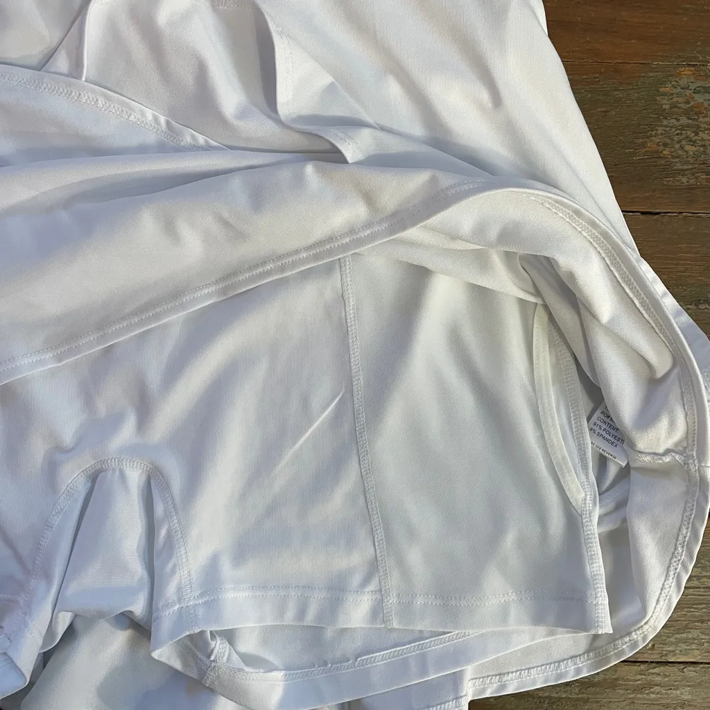 Tail Karlee Tennis Golf Skort White Ruffle Skirt w Shorts - Image 11