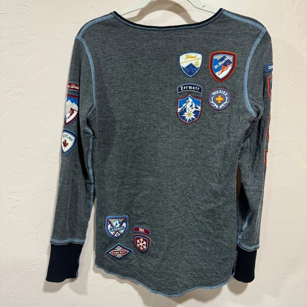 ALP N ROCK SKI THE WORLD HENLEY Medium Gray - Image 7