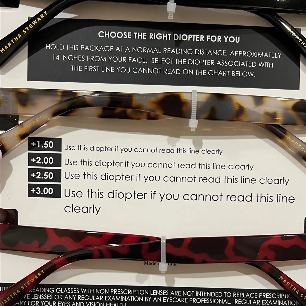 Martha Stewart | Reading Glasses Set Black - Image 7