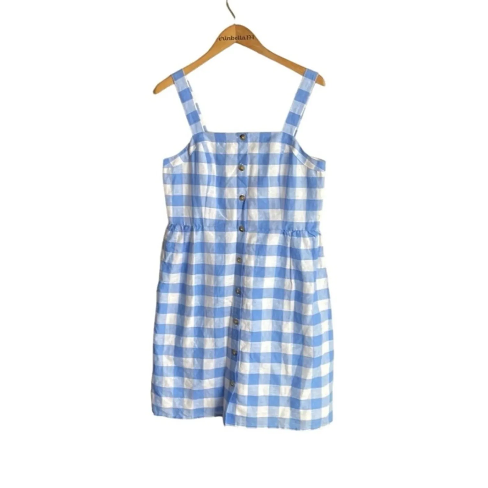 J.Crew Gingham Button-front Dress - Image 3