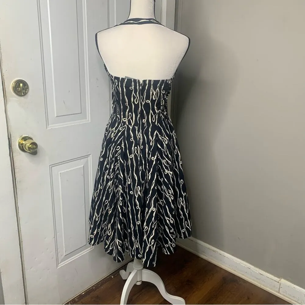 Anthropologie‎ girls from Savoy halter Taylor Swift pinup dress size 0 - Image 5