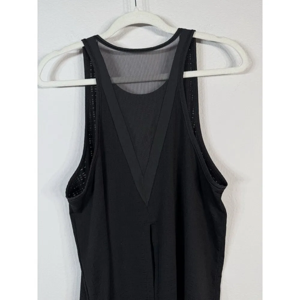 THE NORTH FACE Women Large FlashDry Black Sleeveless Back Top Mesh Tank Athletic - Image 5