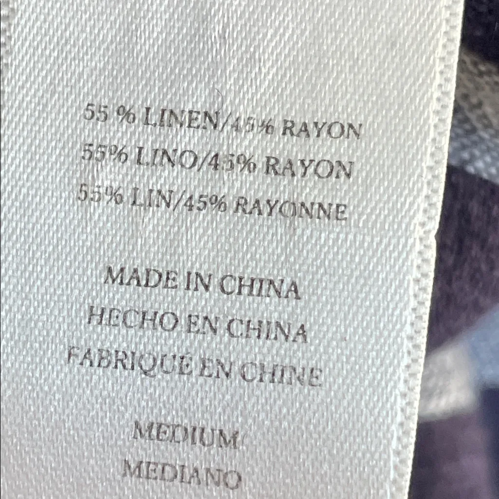 Rails X Free People Charli Navy Vanilla Plaid Shirt - Image 10