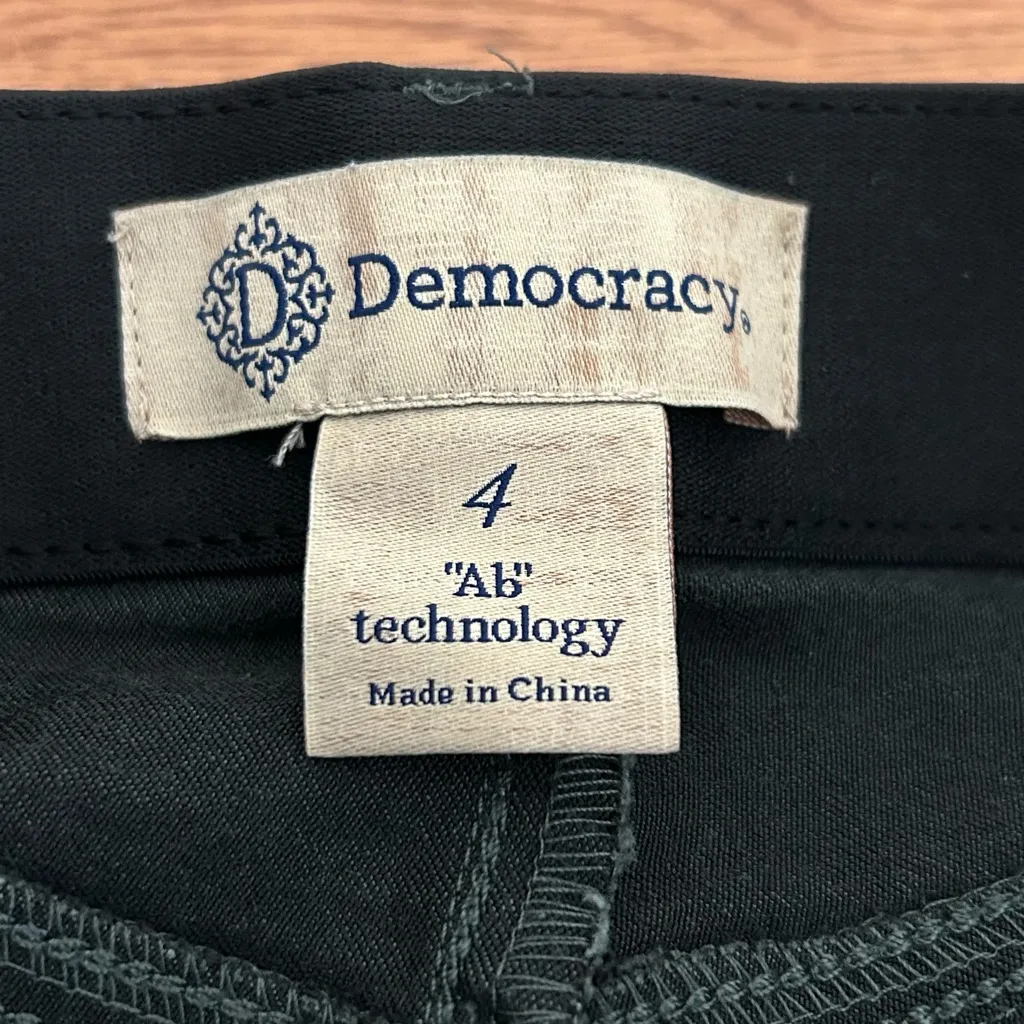 Democracy  Ab Solution Skinny Jeans Dark Green Size 4 - Image 4