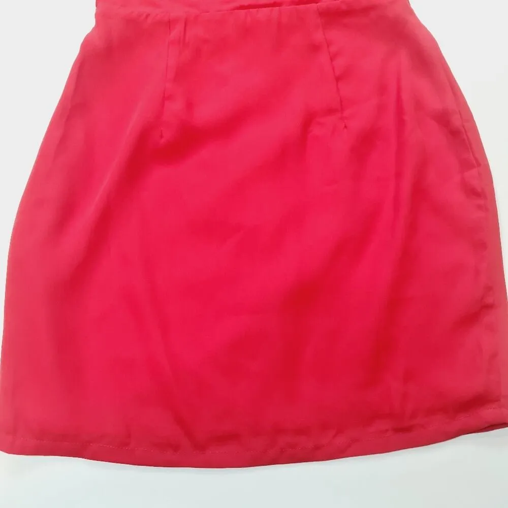 superdown  Dixie Backless Dress in Red XS - Image 5