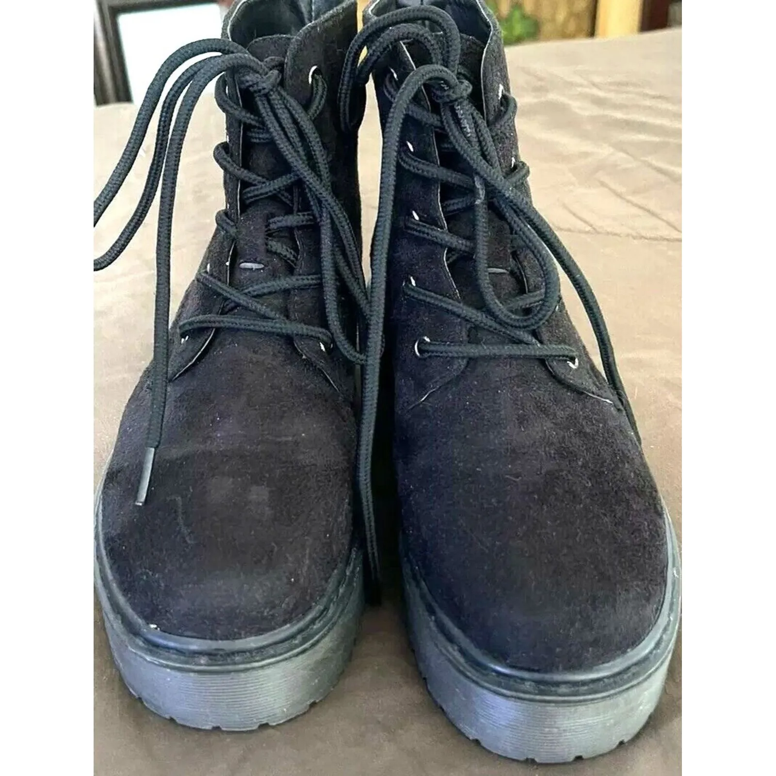 Glaze Womens Sz 6.5 Boots Combat Chunky Ankle lugged Utility Gothic Y2K Grunge - Image 7