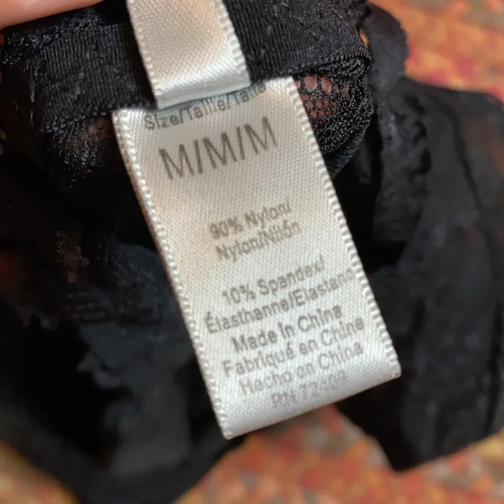 SOPHIE B BLACK LACE BASIC CLASSIC ONE PIECE BODYSUIT - Image 2