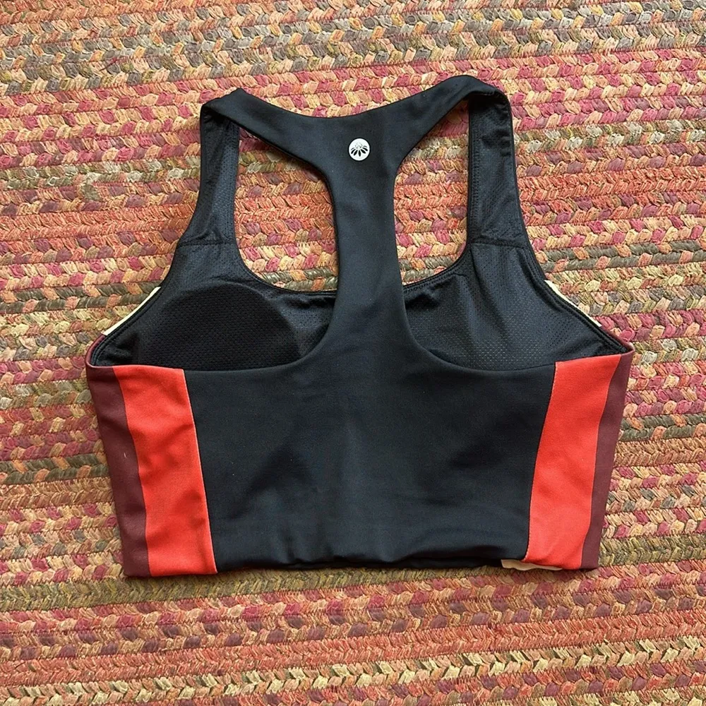 NWOT SENITA DESERT STRIPE SPORTS BRA - Image 3