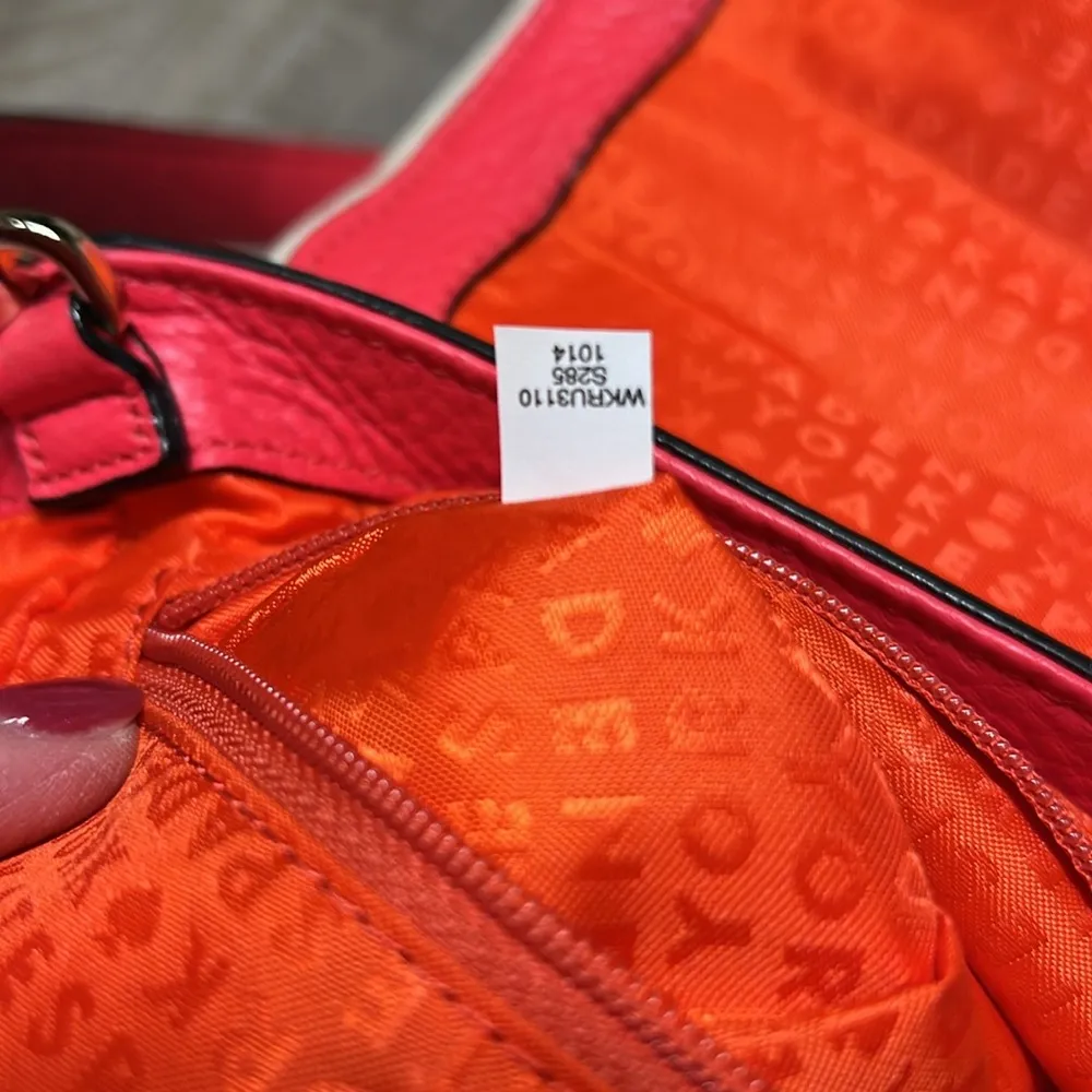 Kate Spade Wesley Place Laurel Desert Rose Leather Crossbody Bag EUC - Image 7