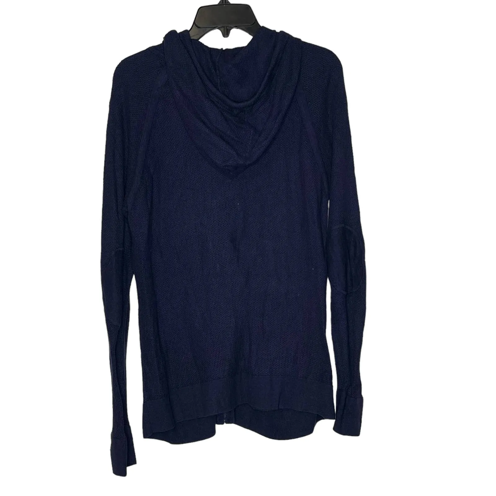 Banana Republic Rabbit Hair Full Zip‎ Hoodie Sweater Women Large Button Pocket - Image 8