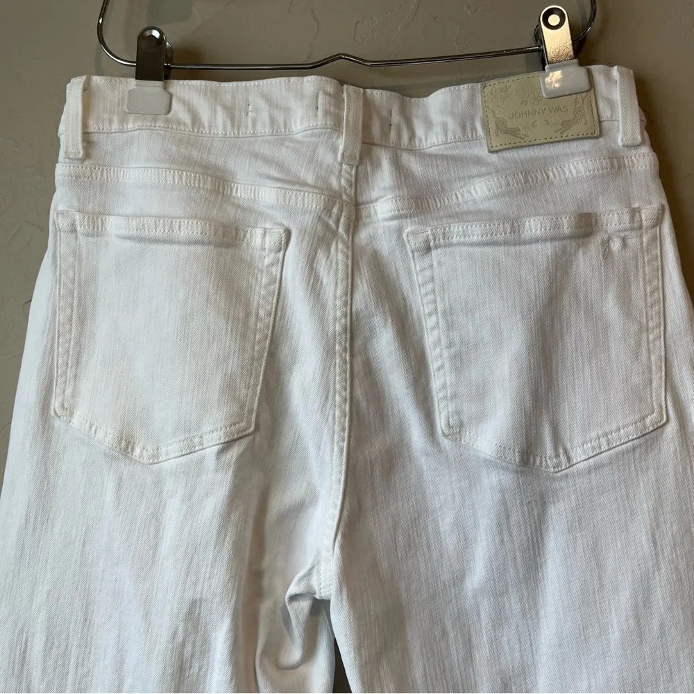 Johnny was Barcelona Boyfriend 30 white jeans classic‎ minimalist quiet luxury - Image 14