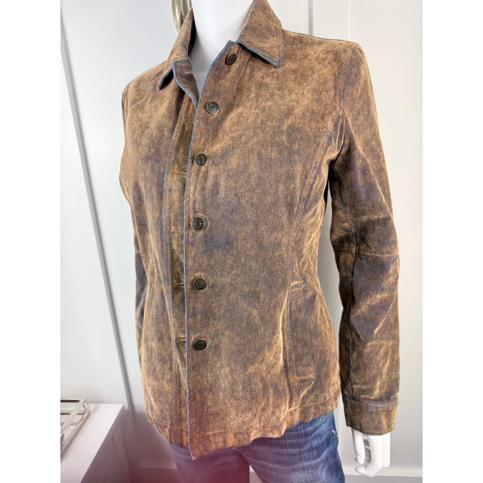 Beautiful Giacca Jacket Size S Brown - Image 2