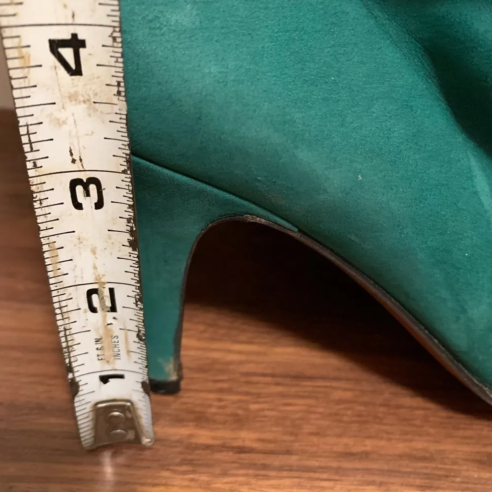 Vintage Chantal made in Italy suede heeled boots size 38 M - Image 15