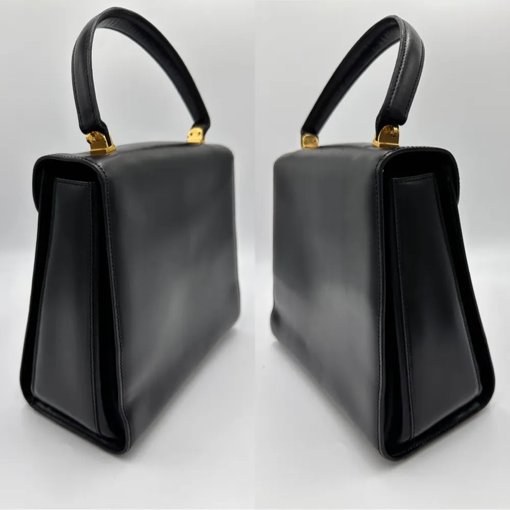 BALLY VINTAGE TOP HANDLE BAG - Image 10