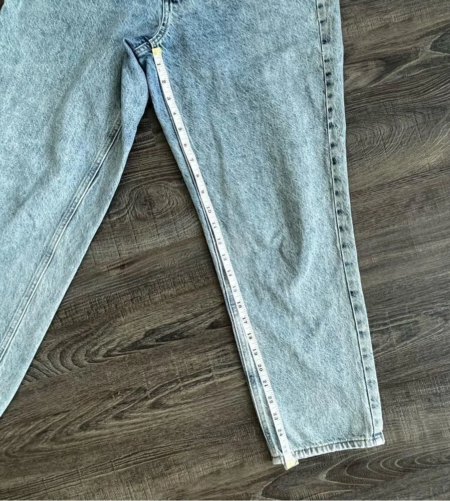 PacSun Mom High Rise Jeans With Belt Sz M - Image 8