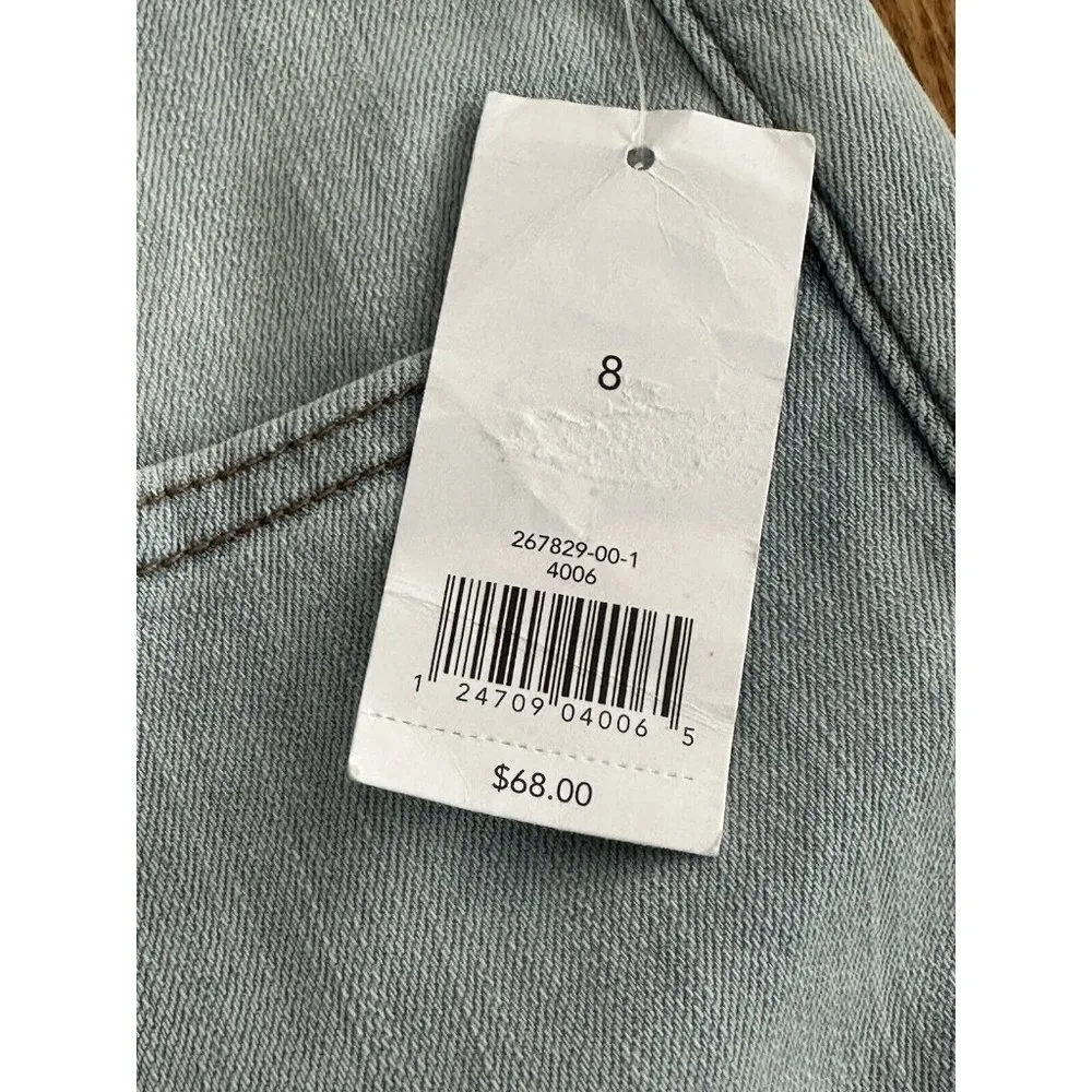 Banana Republic Premium Jean Denim Shorts Light Wash Size 8 NWT - Image 5