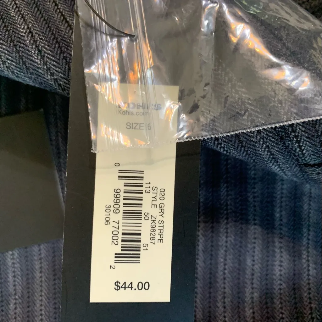 Apt. 9 Maxwell Dress Pants "Grey Stripe"‎ Size 6 NWT - Image 7