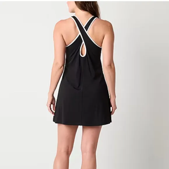 Xersion Size XL Black EverRestore Womens Sleeveless Tennis Dress. New With Tags - Image 2