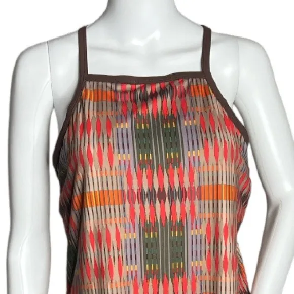 Prana Dress Womens Medium Ador Red Desert Geometric Print Sportswear‎ Athleisure - Image 5