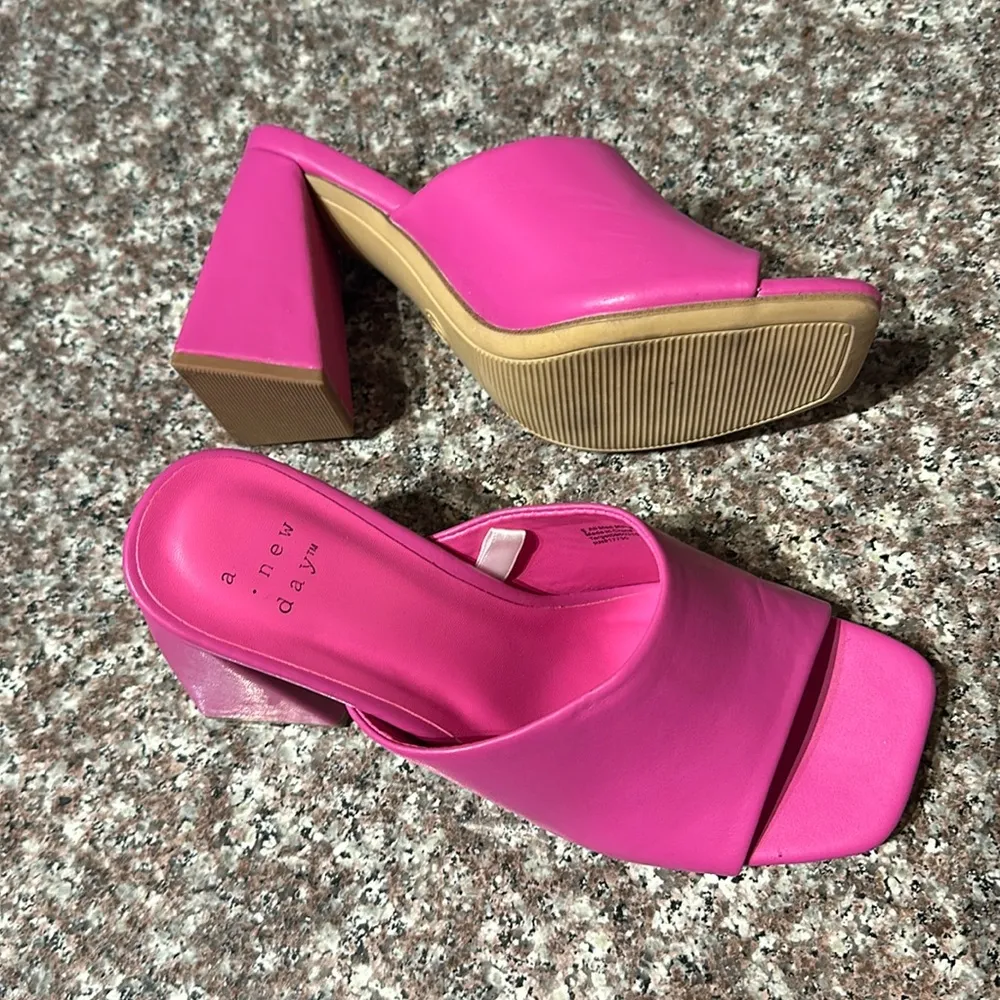 A New Day  Pink Platform Heels - Image 2
