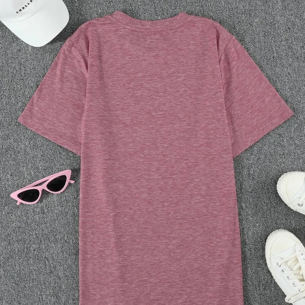 "BE KIND" GRAPHIC PINK MAUVE T - Image 10