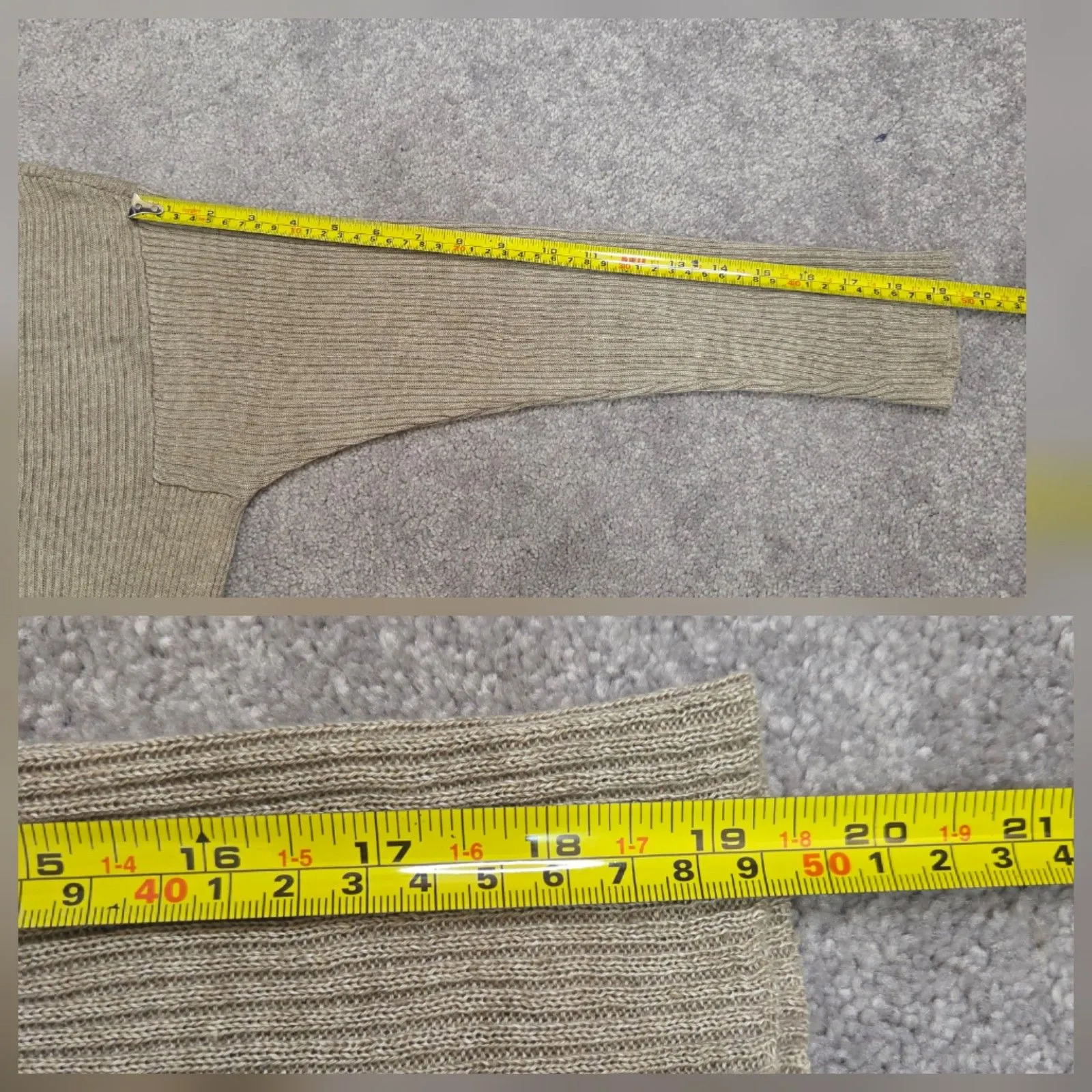 Eileen Fisher Organic Linen Ribbed Tunic Sweater Sz Small Sustainable Lagenlook - Image 12