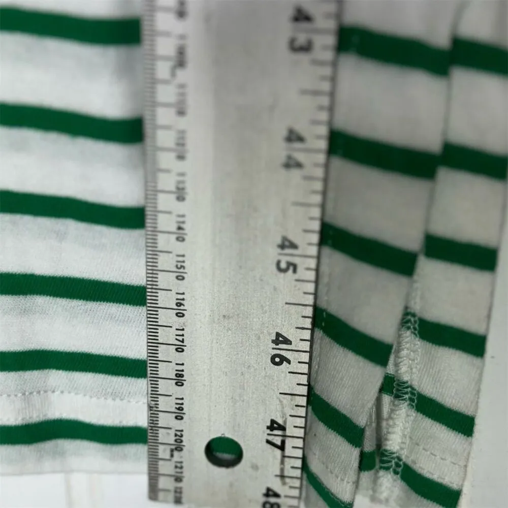 Rails Meg Dress XS Green White Sailor Stripe Tank‎ Midi Dress NWT $138 Cotton - Image 5