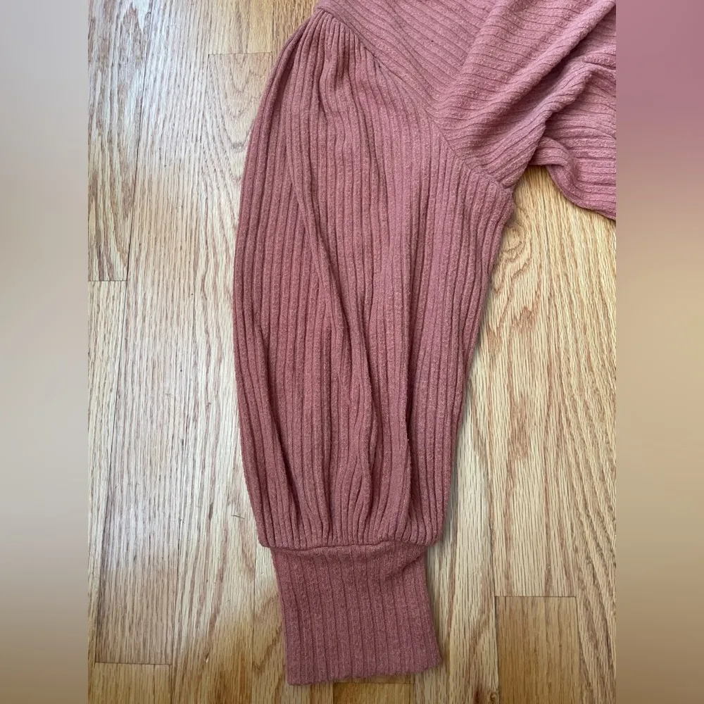 Madewell Women's Ribbed Bubble Sleeve Shirt - Image 4