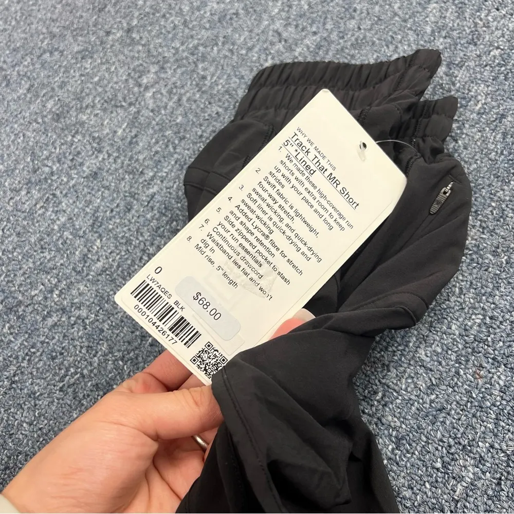 Lululemon Track That Short 5" Black - Image 5