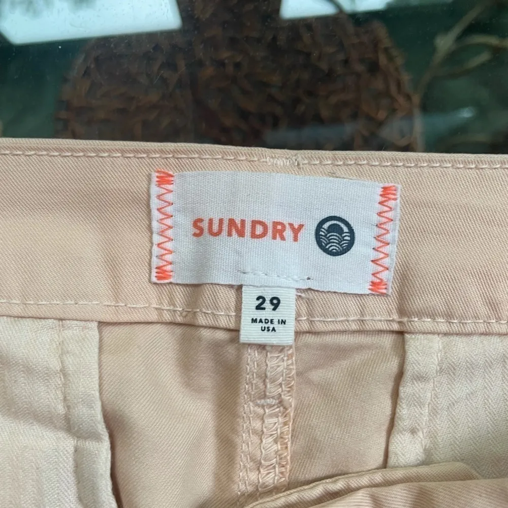 NEW SUNDRY Stripe‎ Roll Up Trouser Rosebud Size 29 - Image 11