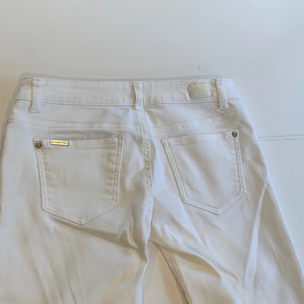 Celebrity Pink White Skinny Stretch Jeans Women’s Size 26 - Image 5