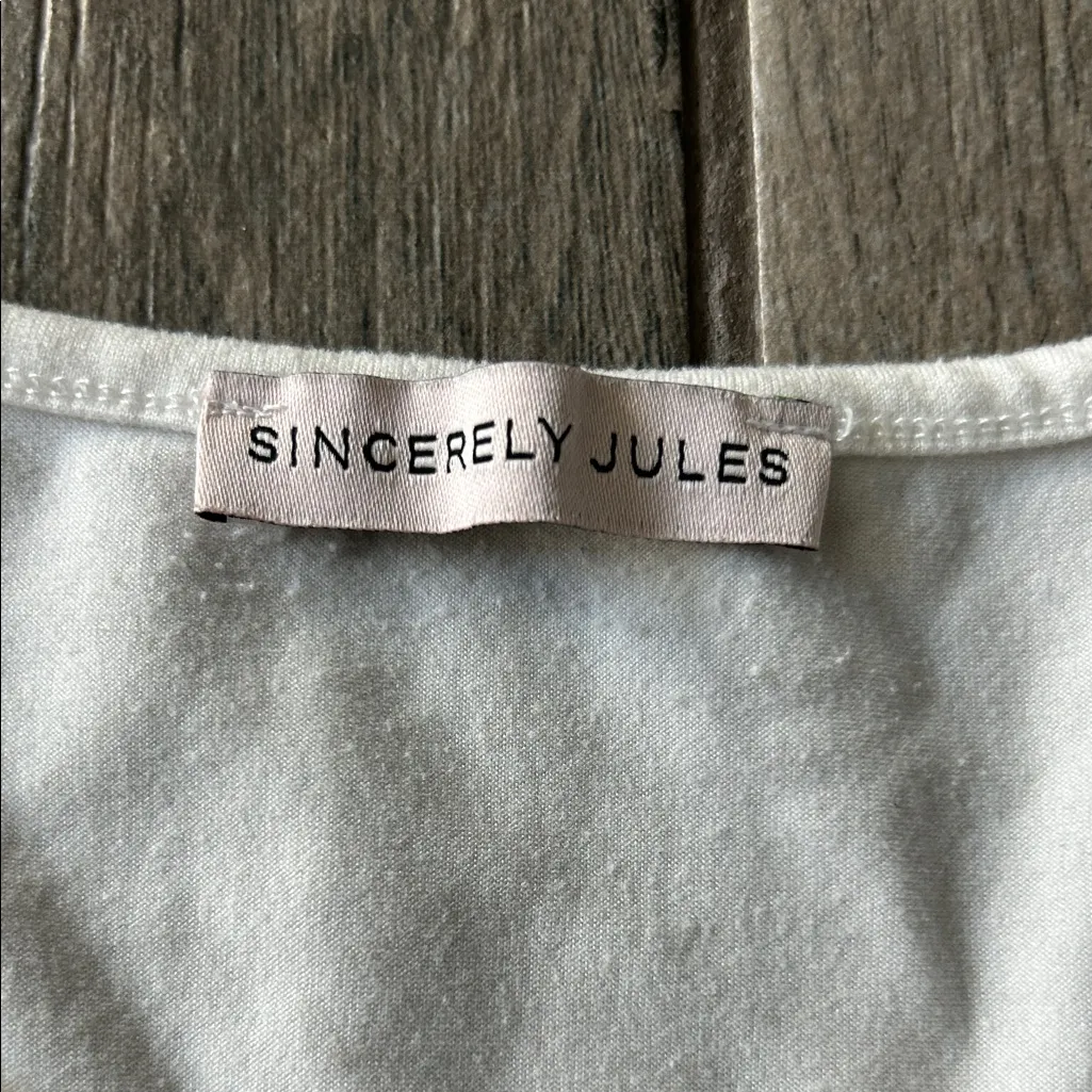 Sincerely Jules Cream Short Sleeve Tee - Image 2