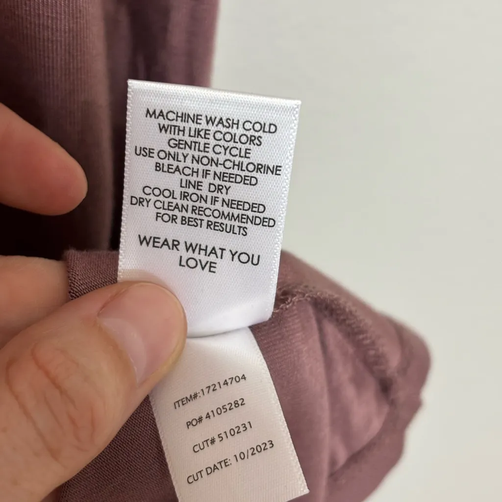 NWT Torrid Maxi Super Soft Scoop Neck Slit Dress in Rose Taupe - Size 1X - Image 9