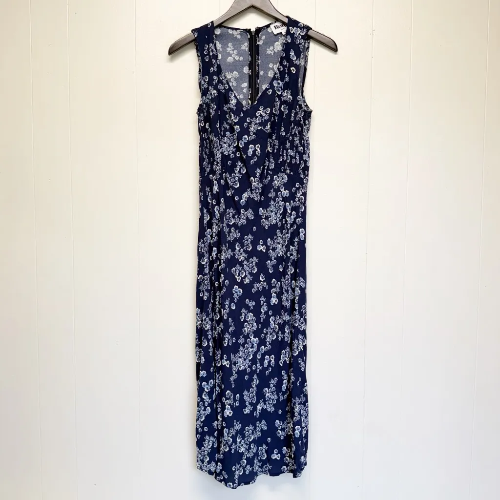 ROUJE Paolina Dress in Verveine Marine Size 40 US 8 Blue - Image 6