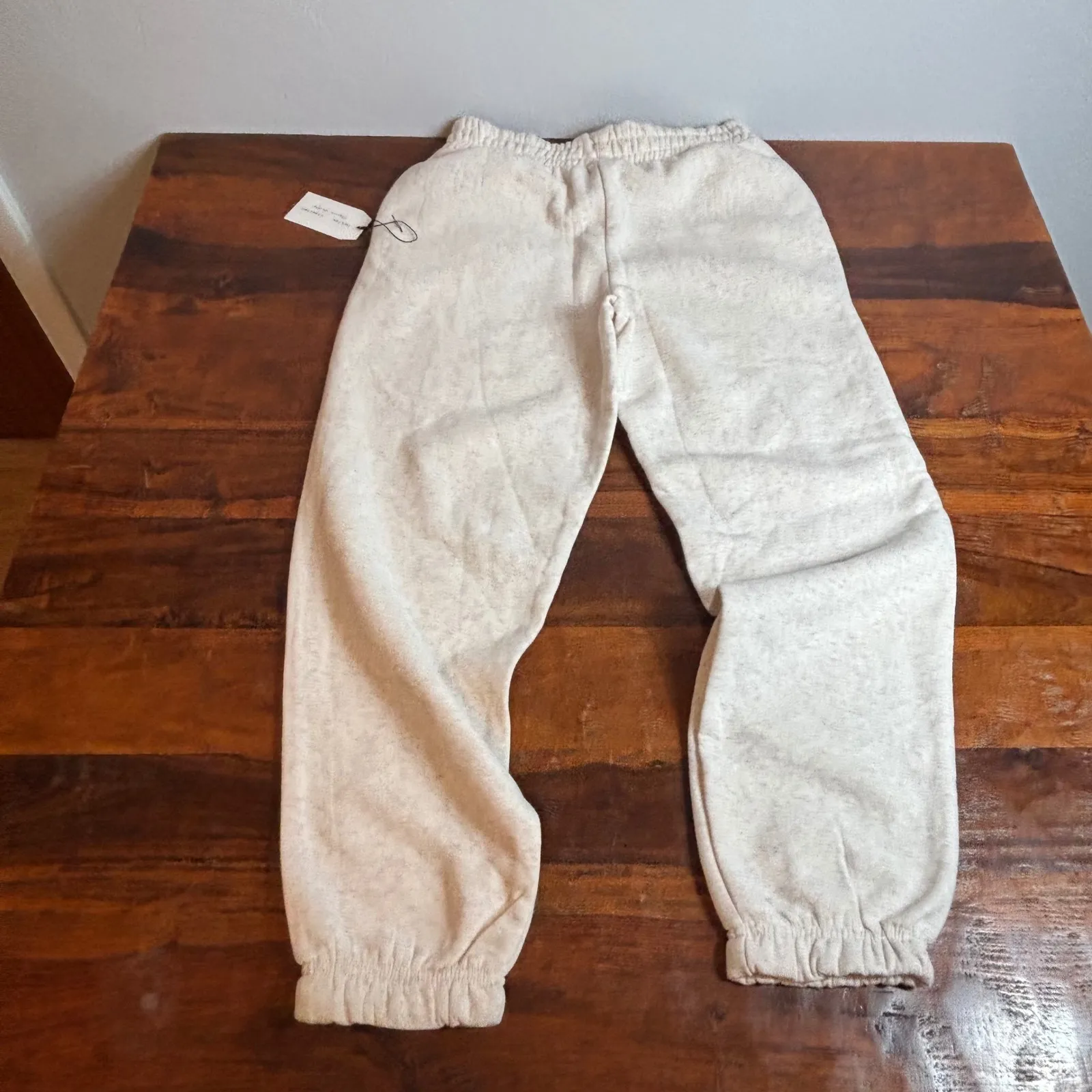 Better Together Cream Speckled Sweatpants Joggers Womens M Elastic Waist Pockets Gray Size M - Image 7