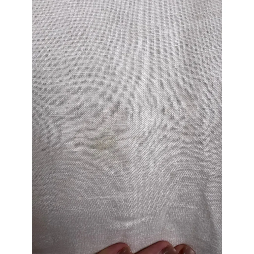 Bellambra Made in Italy Linen Cotton Top Women’s Small Ivory Textured Knit Detai - Image 5