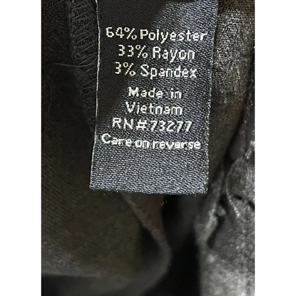 Apt. 9 Women's Curvy Fit Dress Pants Slacks Straight Charcoal Grey Size 8 - Image 6